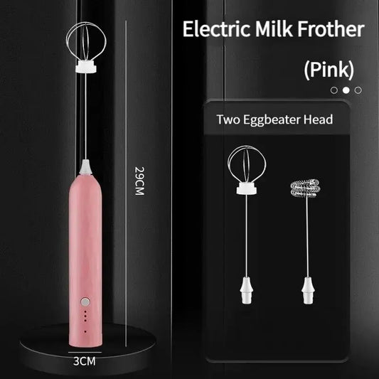 1 PCS Electric Milk Frother Portable Egg Beater USB Rechargeable Handheld Coffee Blender Milk Shaker Mixer Foamer Food Blender